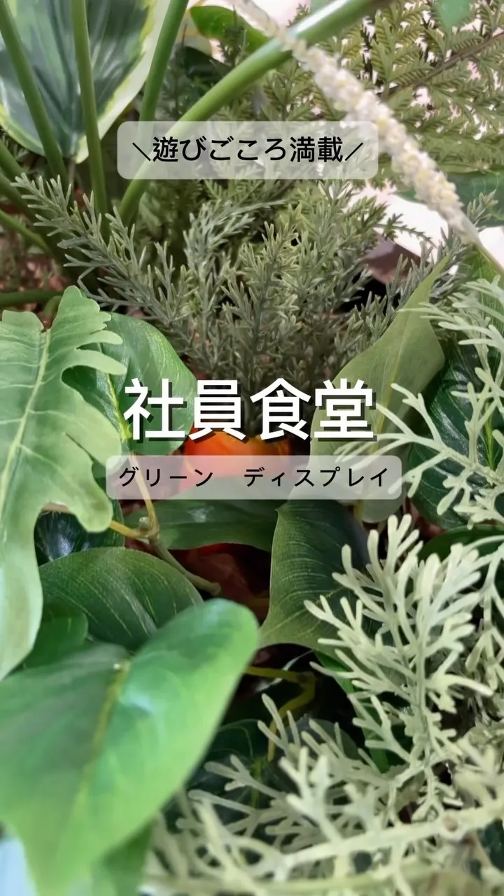 社員食堂を、ちょっと楽しい場所に🌿